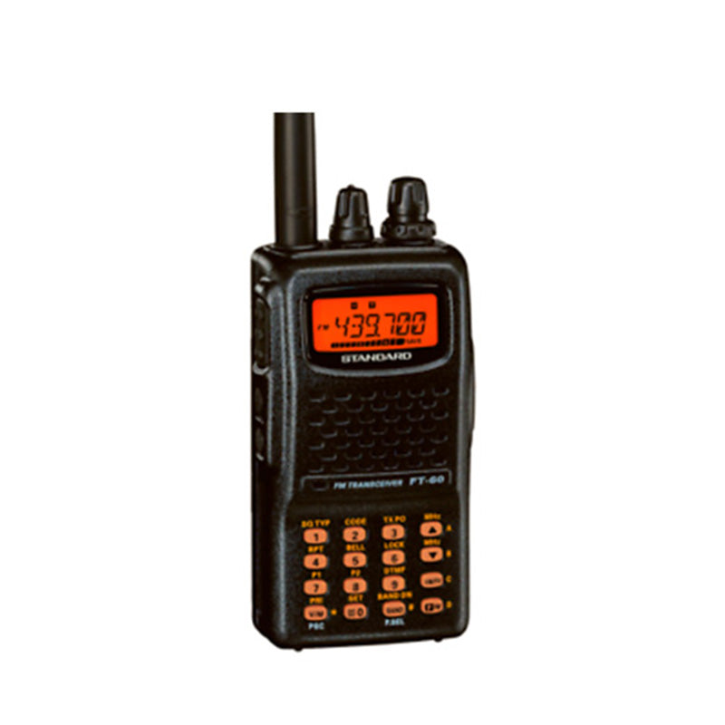 Yaesu FT-60R 144/430 Mhz Más de 1000 canales de memoria 5W Radio portátil dual band VHF UHF identificación automática de emergencia (EAI) Precio +iva