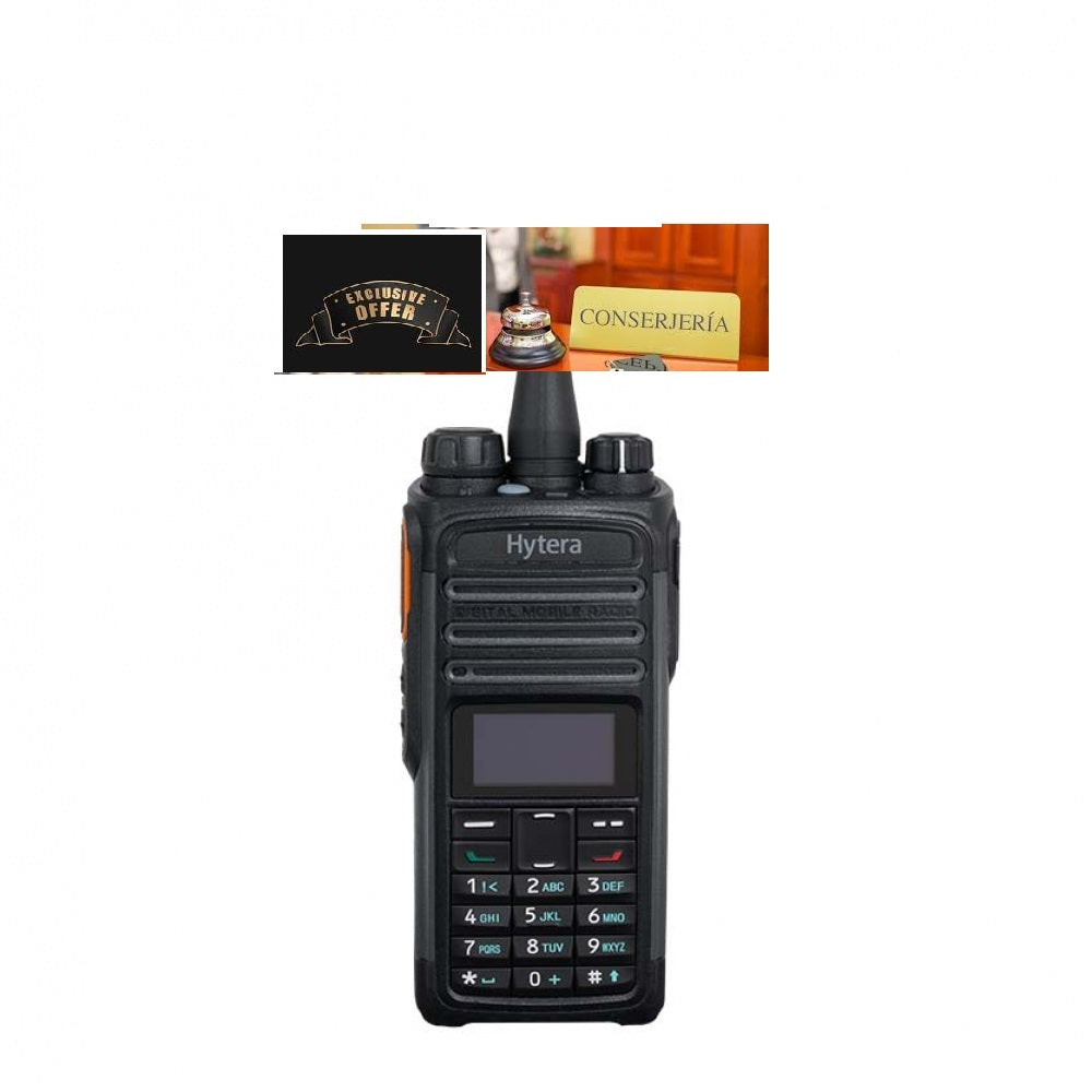 Hytera PD486 VHF 136-174 MHz 256CH DMR Tier II 5W Radio digital y analógo de dos vías con pantalla OLED, Bluetooth, GPS Precio +iva