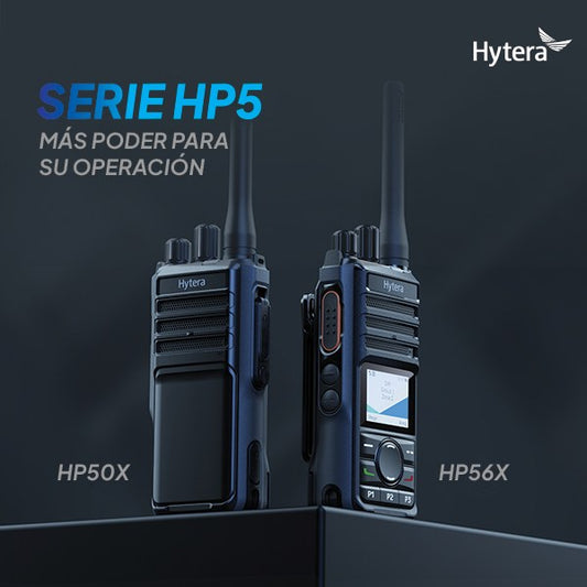 Hytera HP506 VHF 136-174 MHz 256CH Digital /Analogico 5W Radio Digital Profesional DMR Tier II /Analogico IP67, MIL-STD-810G para Industrias y Comercios sin pantalla Precio +iva