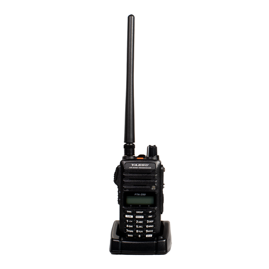 Yaesu FTA-250L 250CH 5W Radio de banda aérea Easy to Operate de Yaesu IPX5 MIL-STD-810F con cancelación de ruido Precio +iva