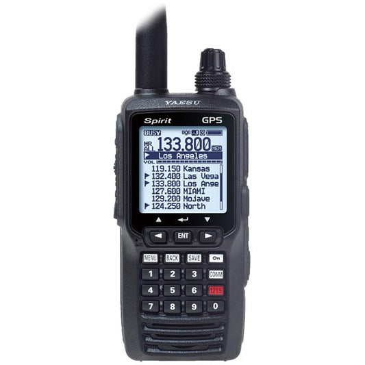 YAESU FTA-750L 200CH Radio de banda aérea IPX5 GPS Position Waypoint navigation VOR navigation ILS Navigation Display Precio + iva