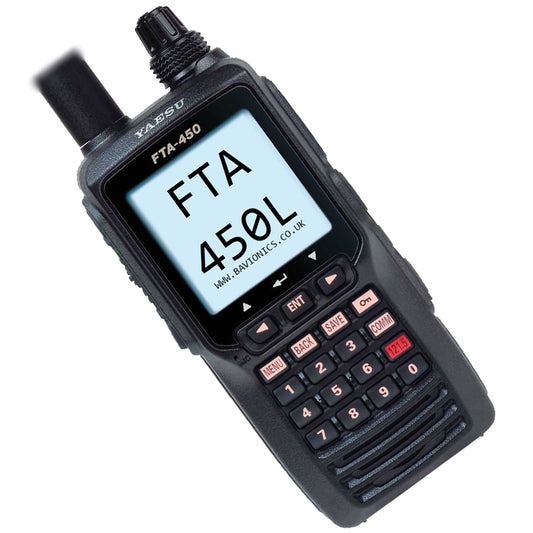 YAESU FTA-450L 200CH Radio para aviación con iconos intuitivos de fácil uso MIL-STD-810F IPX5 USB Precio + iva