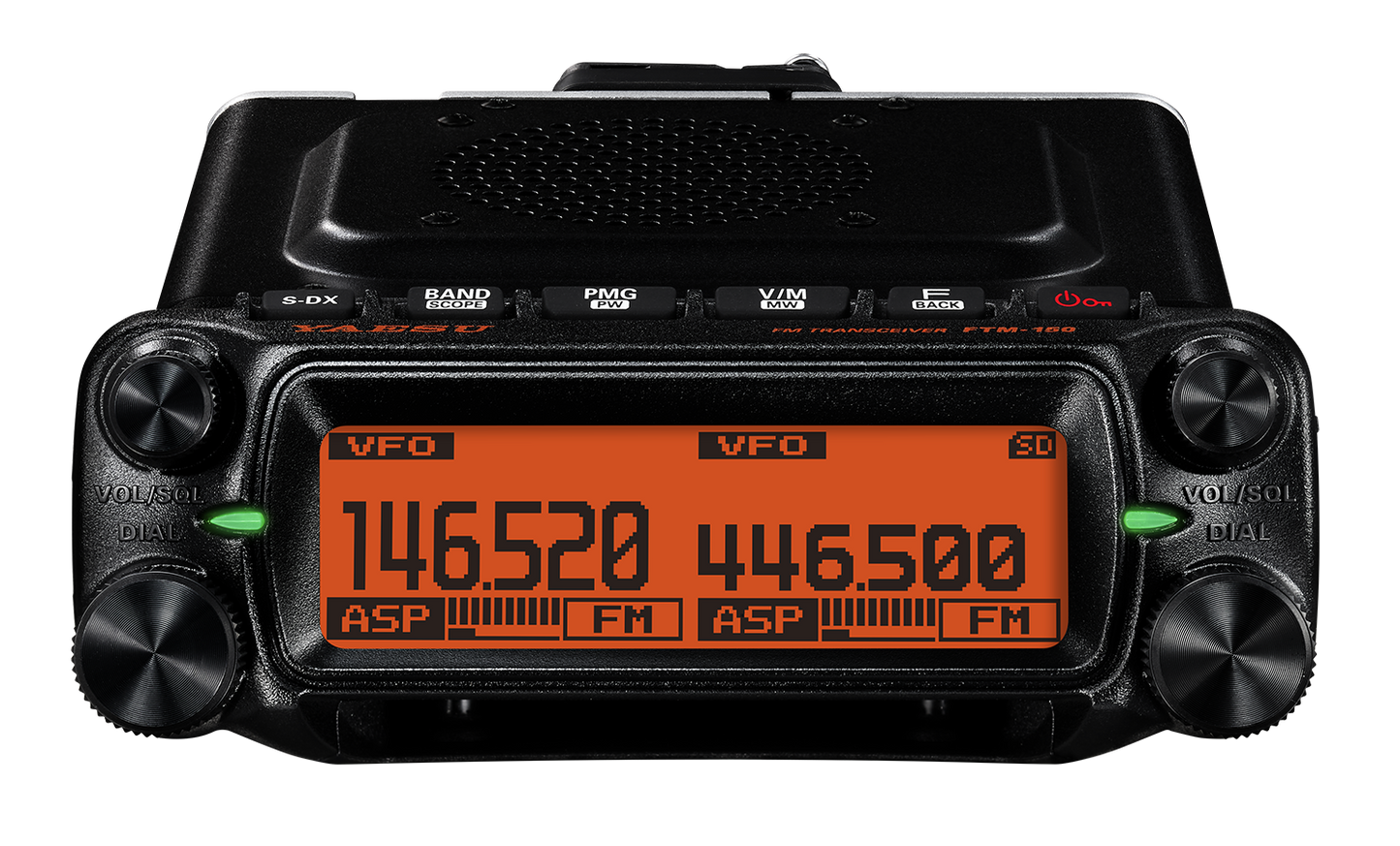 Yaesu FTM-150RASP Transceptor móvil FM de banda dual de 55/50 W y 144/430 MHz con el nuevo procesador de señal digital de audio y Super-DX en evolución Precio +iva