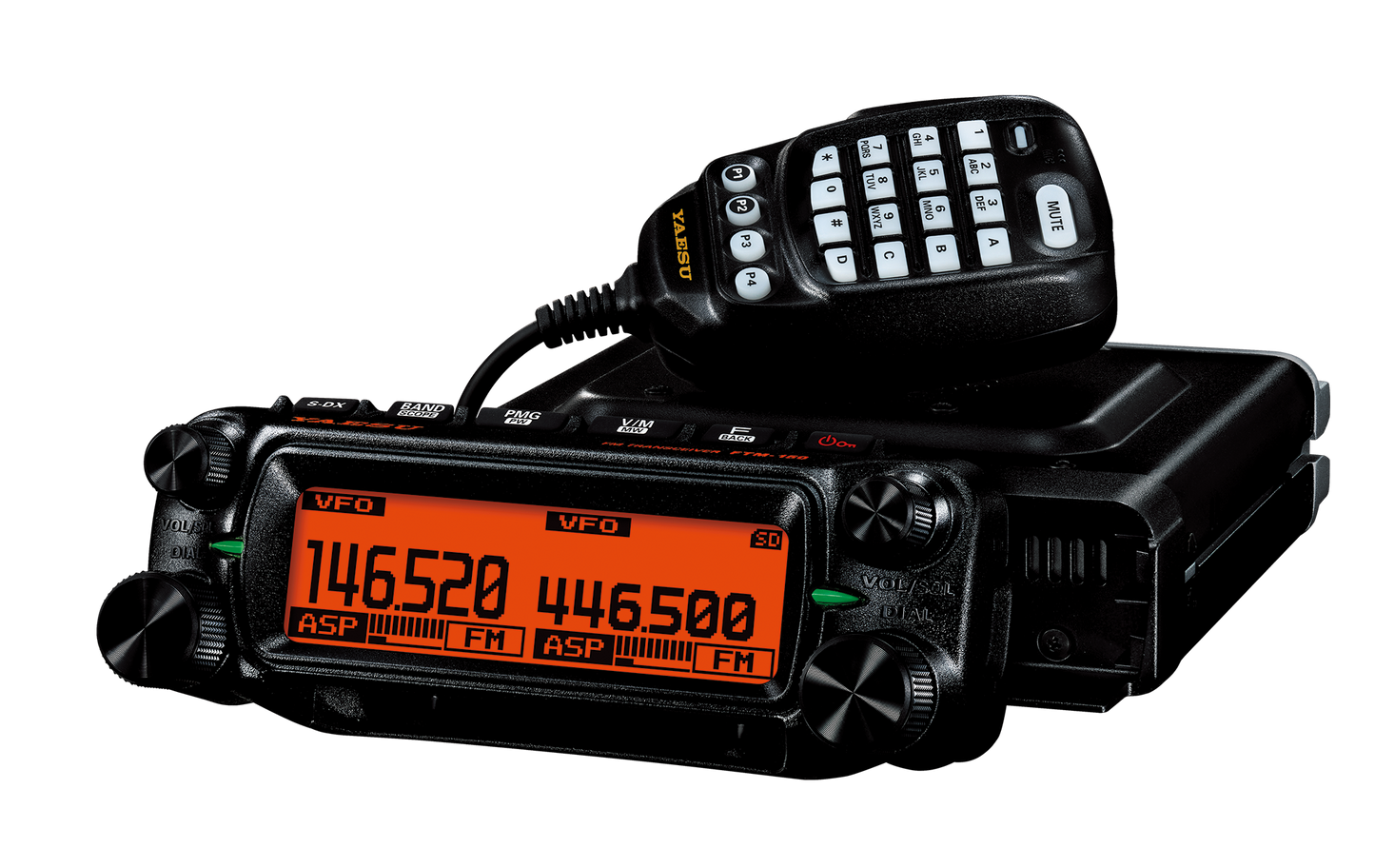 Yaesu FTM-150RASP Transceptor móvil FM de banda dual de 55/50 W y 144/430 MHz con el nuevo procesador de señal digital de audio y Super-DX en evolución Precio +iva