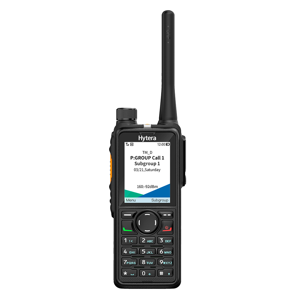 Hytera HP786 UHF3 350-470 MHz 1024CH DMR Tier II 4W Radio digital display ámbar y Man Down Precio +iva