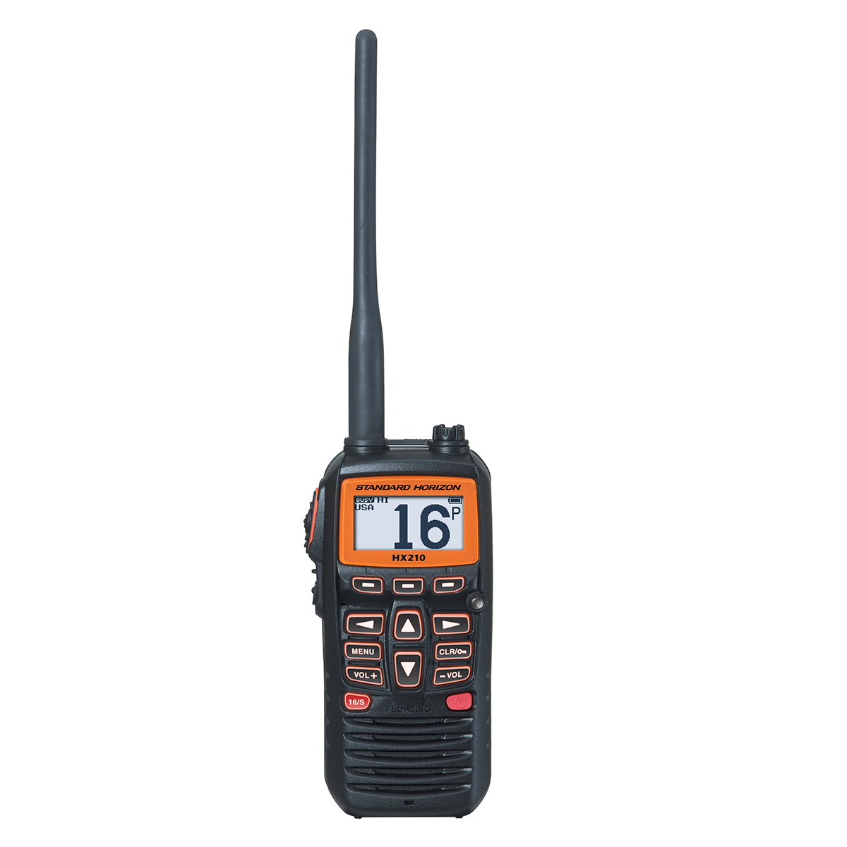 Standard Horizon HX-210 VHF 6W Radio portátil de dos vías marino flotante para negocios marinos y fluviales Precio +iva