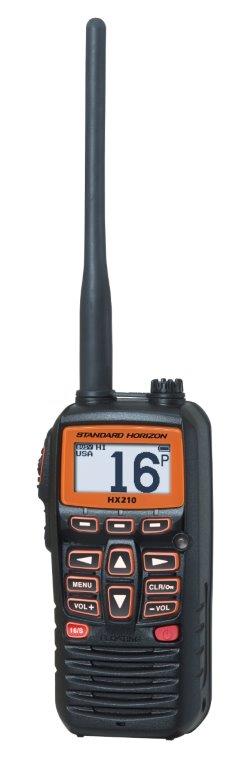 Standard Horizon HX-210 VHF 6W Radio portátil de dos vías marino flotante para negocios marinos y fluviales Precio +iva