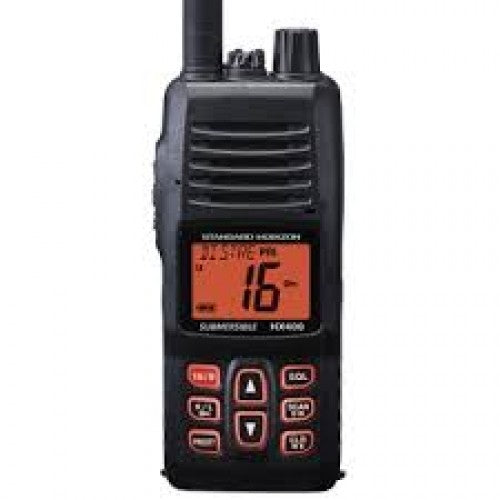 Standard Horizon HX-400 VHF 40CH LMR canales 5W/1W Portátil Marino Comercial ideal para trabajos marítimos y fluviales Precio +iva