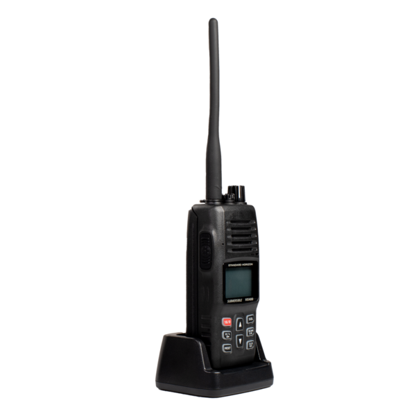 Standard Horizon HX-400 VHF 40CH LMR canales 5W/1W Portátil Marino Comercial ideal para trabajos marítimos y fluviales Precio +iva