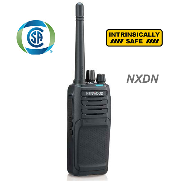 Kenwood NX-1200NK ISCK VHF 136-174 MHz 64CH Digital NXDN DMR y analógico Intrínseco 5W Radio portátil sin pantalla, roaming, encriptación Precio +iva