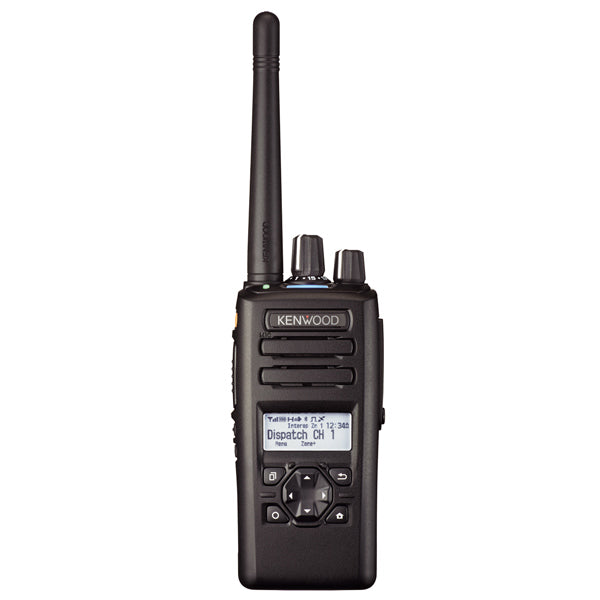 Kenwood NX-3320K2 UHF 400-520MHz 260CH Digital DMR o NXDN Radio portátil digital y análoga con pantalla y teclado Standard ,GPS, Bluetooth, IP67