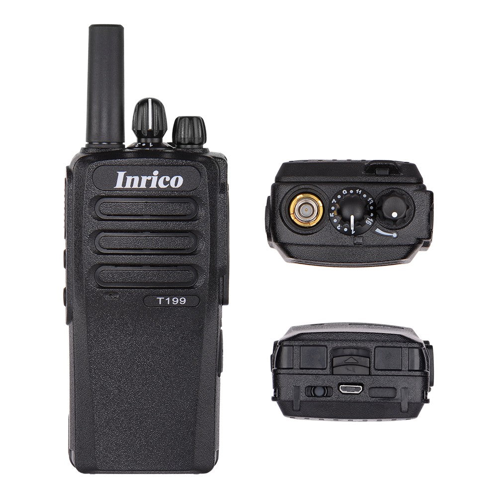 INRICO T199 Radio PoC PTT Altavoz fuerte de tamaño compacto y rendimiento confiable por WIFI o Simcard Claro Chile (Equipo usado de segunda vida) Precio +iva