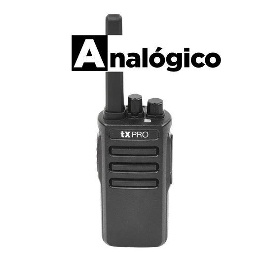 TXPRO TX600H UHF 450-520 Mhz 16CH Analogico 5W Radio portátil de dos vías sin pantalla con función VOX para tus auriculares que posean esta característica