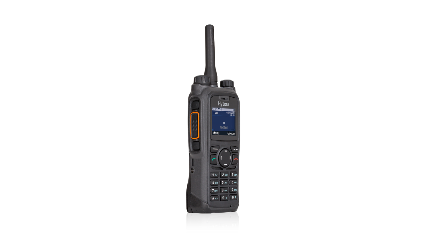 Hytera PT580H Plus (S) ﻿806-870MHz TETRA 3W Radio portátil de Misión Crítica, (S) Version TETRA basic service (Con Bluetooth 4.0, Man Down, GPS, RTC, para Simcard) Precio +iva