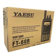 Yaesu FT-60R 144/430 Mhz Más de 1000 canales de memoria 5W Radio portátil dual band VHF UHF identificación automática de emergencia (EAI) Precio +iva