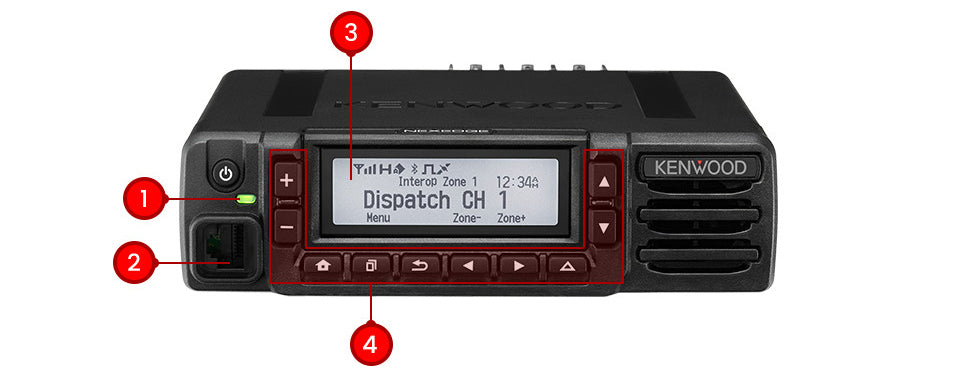 Kenwood NX-3720HGK VHF 136-174 MHz 512CH NXDN-DMR-Análogo 50W Radio móvil digital modos NXDN-DMR-Análogo, GPS, Bluetooth, Cancelación de ruido Precio+iva