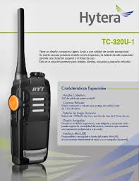 HYT TC-320 UHF 400-470 MHz 16CH Analogico 2W Radio bidireccional portátil análogo 1 botón práctico y ergonómico Precio + iva