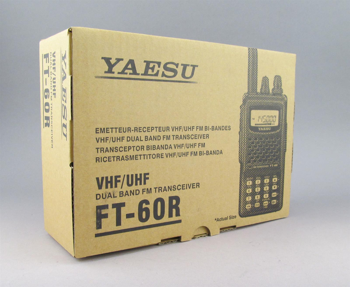 Yaesu FT-60R 144/430 Mhz Más de 1000 canales de memoria 5W Radio portátil dual band VHF UHF identificación automática de emergencia (EAI) Precio +iva