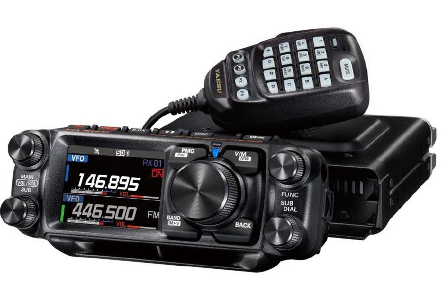 Yaesu FTM-500DR móvil digital de banda dual de 50W C4FM/FM 144/430MHz comparte las funciones principales avanzadas y utiliza la última tecnología digital C4FM Precio +iva